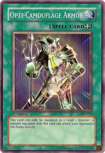 Opti-Camouflage Armor (AST-035), Ancient Sanctuary — Yu-Gi-Oh! card price