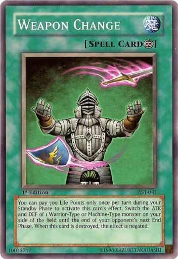 Weapon Change (AST-041), Ancient Sanctuary — Yu-Gi-Oh! card price