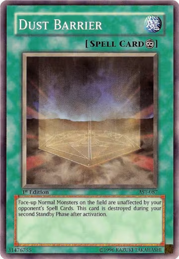 Dust Barrier (AST-087), Ancient Sanctuary — Yu-Gi-Oh! card price