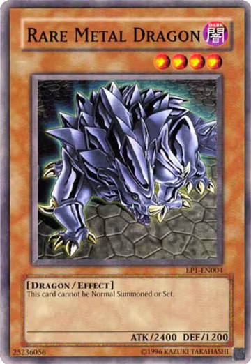 Rare Metal Dragon (EP1-EN004), Yu-Gi-Oh! Movie Exclusive Pack — Yu-Gi-Oh! card price
