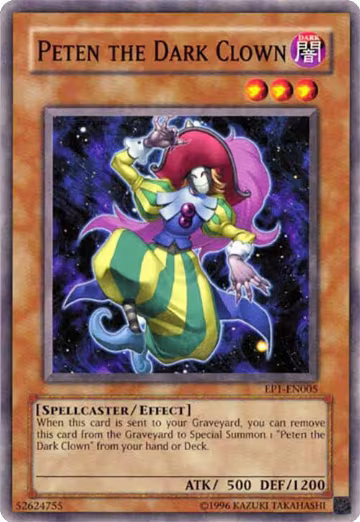 Peten the Dark Clown (EP1-EN005), Yu-Gi-Oh! Movie Exclusive Pack — Yu-Gi-Oh! card price