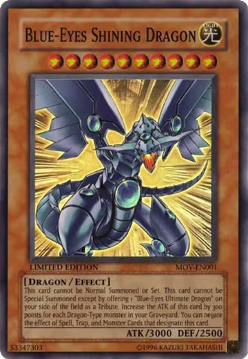 Blue-Eyes Shining Dragon (MOV-EN001) — card price