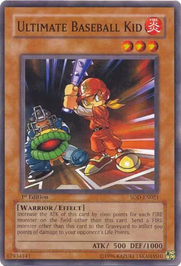 Ultimate Baseball Kid (SOD-EN021), Soul of the Duelist — Yu-Gi-Oh! card price