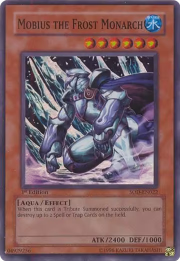 Mobius the Frost Monarch (SOD-EN022), Soul of the Duelist — Yu-Gi-Oh! card price
