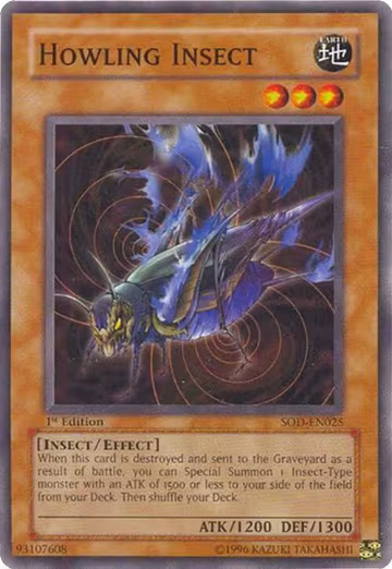 Howling Insect (SOD-EN025), Soul of the Duelist — Yu-Gi-Oh! card price