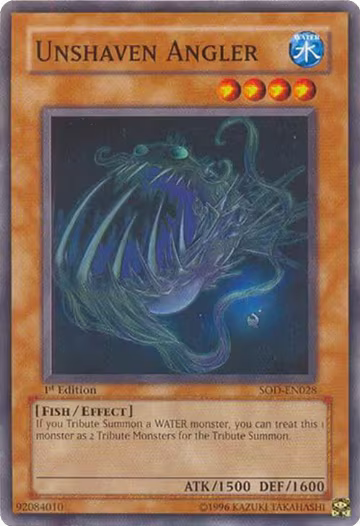 Unshaven Angler (SOD-EN028), Soul of the Duelist — Yu-Gi-Oh! card price