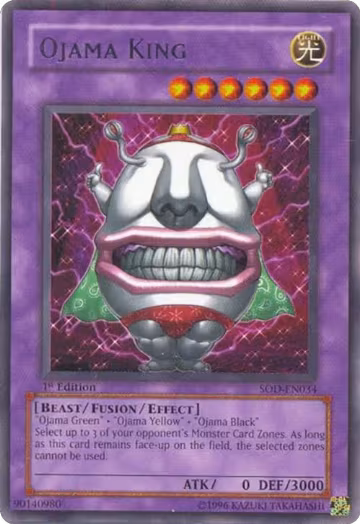 Ojama King (SOD-EN034), Soul of the Duelist — Yu-Gi-Oh! card price