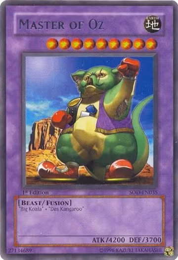 Master of OZ (SOD-EN035), Soul of the Duelist — Yu-Gi-Oh! card price