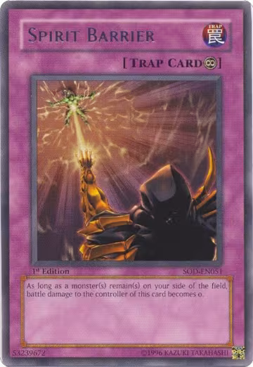Spirit Barrier (SOD-EN051), Soul of the Duelist — Yu-Gi-Oh! card price