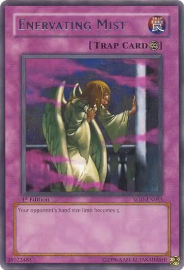 Enervating Mist (SOD-EN053), Soul of the Duelist — Yu-Gi-Oh! card price