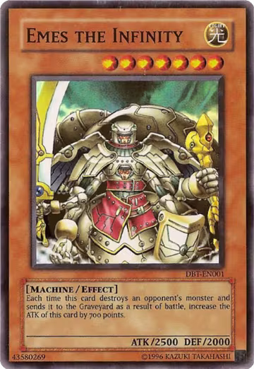 Emes the Infinity (DBT-EN001) — card price