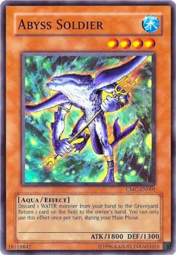 Abyss Soldier (Capsule Monster Coliseum) (CMC-EN001), Yu-Gi-Oh! Video Game Promotional Cards — Yu-Gi-Oh! card price
