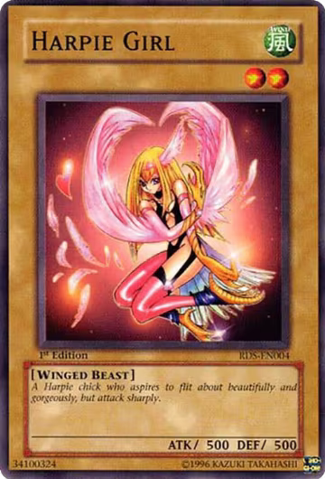 Harpie Girl (RDS-EN004), Rise of Destiny — Yu-Gi-Oh! card price