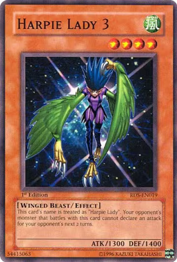 Harpie Lady 3 (RDS-EN019), Rise of Destiny — Yu-Gi-Oh! card price
