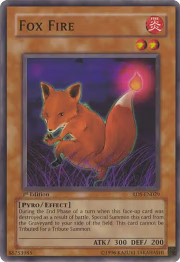 Fox Fire (RDS-EN029), Rise of Destiny — Yu-Gi-Oh! card price