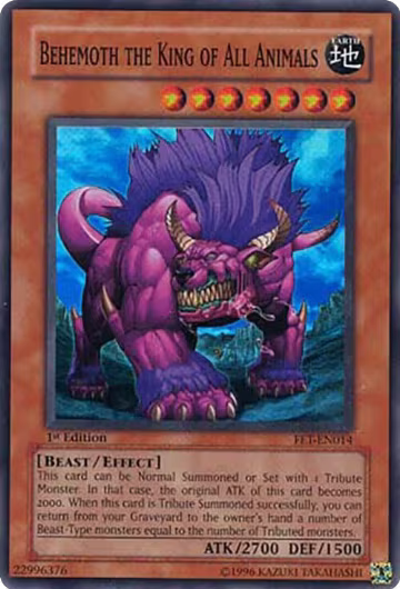 Behemoth the King of All Animals (FET-EN014), Flaming Eternity — Yu-Gi-Oh! card price