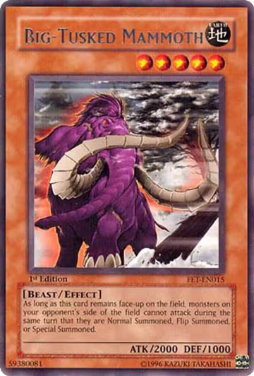Big-Tusked Mammoth (FET-EN015), Flaming Eternity — Yu-Gi-Oh! card price