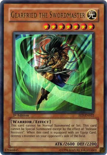 Gearfried the Swordmaster (FET-EN022), Flaming Eternity — Yu-Gi-Oh! card price