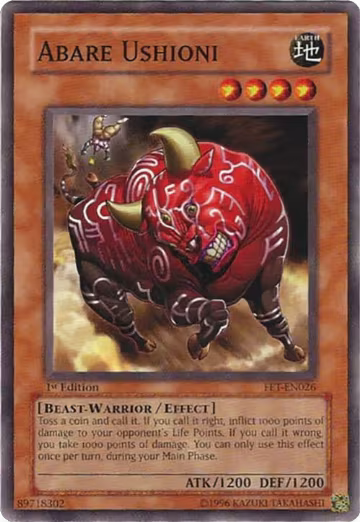 Abare Ushioni (FET-EN026), Flaming Eternity — Yu-Gi-Oh! card price