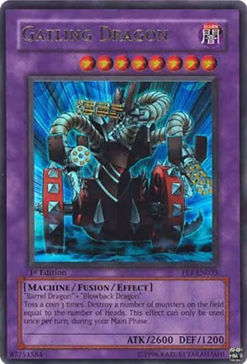 Gatling Dragon (FET-EN035), Flaming Eternity — Yu-Gi-Oh! card price