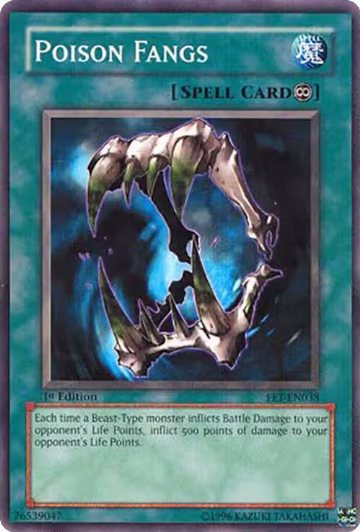 Poison Fangs (FET-EN038), Flaming Eternity — Yu-Gi-Oh! card price