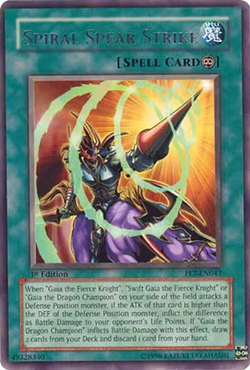Spiral Spear Strike (FET-EN043), Flaming Eternity — Yu-Gi-Oh! card price