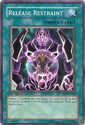 Release Restraint (FET-EN044), Flaming Eternity — Yu-Gi-Oh! card price