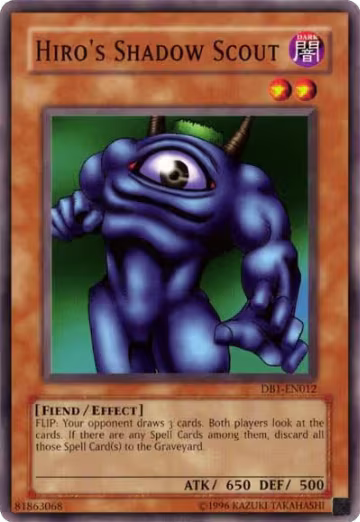 Hiro's Shadow Scout (DB1-EN012), Dark Beginning 1 — Yu-Gi-Oh! card price