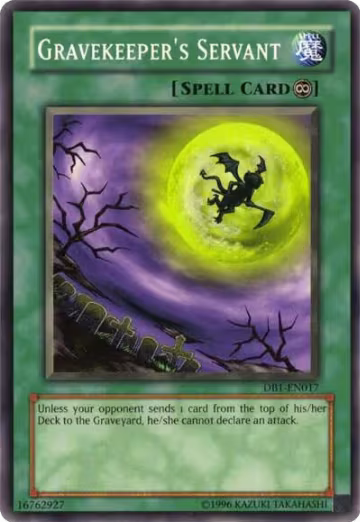 Gravekeeper's Servant (DB1-EN017), Dark Beginning 1 — Yu-Gi-Oh! card price