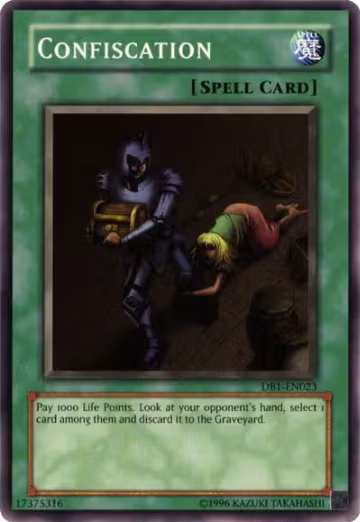 Confiscation (DB1-EN023), Dark Beginning 1 — Yu-Gi-Oh! card price