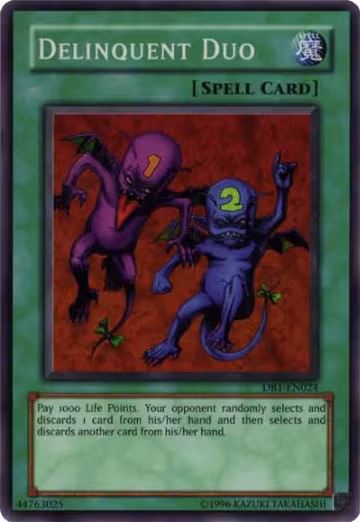 Delinquent Duo (DB1-EN024), Dark Beginning 1 — Yu-Gi-Oh! card price