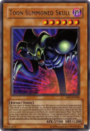 Toon Summoned Skull (DB1-EN040), Dark Beginning 1 — Yu-Gi-Oh! card price