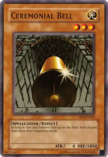 Ceremonial Bell (DB1-EN055), Dark Beginning 1 — Yu-Gi-Oh! card price