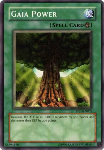 Gaia Power (DB1-EN059), Dark Beginning 1 — Yu-Gi-Oh! card price