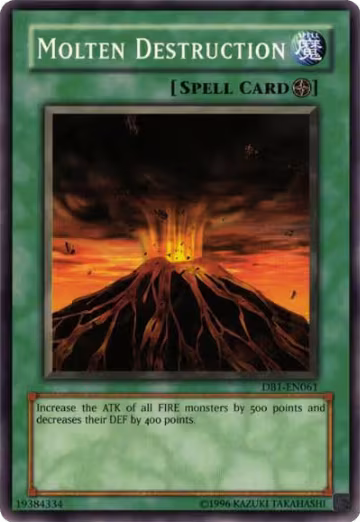 Molten Destruction (DB1-EN061), Dark Beginning 1 — Yu-Gi-Oh! card price