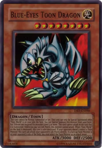 Blue-Eyes Toon Dragon (DB1-EN066), Dark Beginning 1 — Yu-Gi-Oh! card price