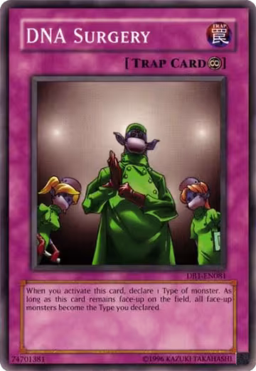 DNA Surgery (DB1-EN081), Dark Beginning 1 — Yu-Gi-Oh! card price