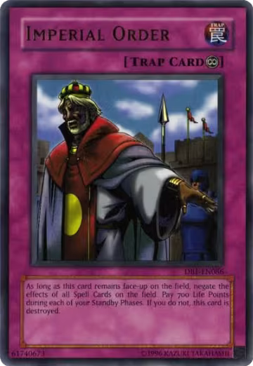 Imperial Order (DB1-EN086), Dark Beginning 1 — Yu-Gi-Oh! card price