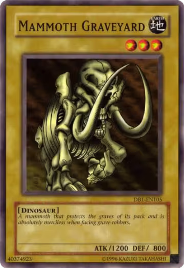 Mammoth Graveyard (DB1-EN105), Dark Beginning 1 — Yu-Gi-Oh! card price