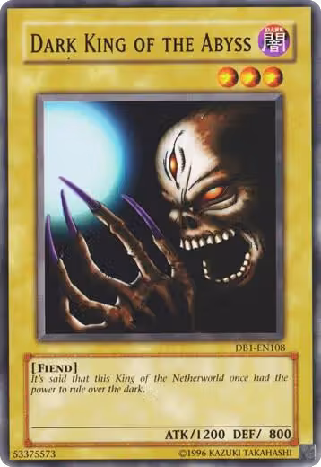 Dark King of the Abyss (DB1-EN108), Dark Beginning 1 — Yu-Gi-Oh! card price