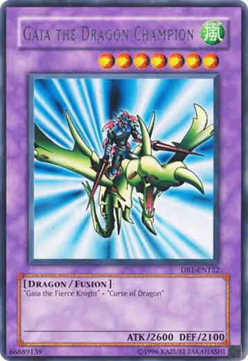 Gaia the Dragon Champion (DB1-EN122), Dark Beginning 1 — Yu-Gi-Oh! card price