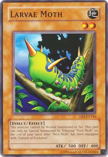 Larvae Moth (DB1-EN144), Dark Beginning 1 — Yu-Gi-Oh! card price