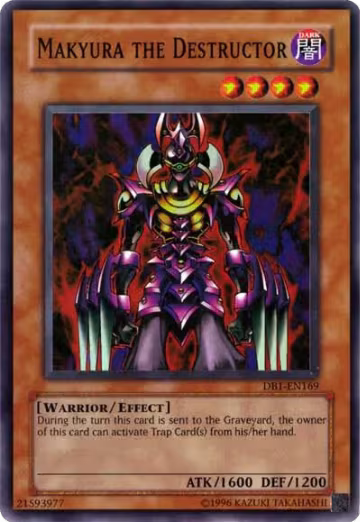Makyura the Destructor (DB1-EN169), Dark Beginning 1 — Yu-Gi-Oh! card price