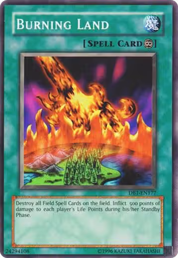 Burning Land (DB1-EN177), Dark Beginning 1 — Yu-Gi-Oh! card price