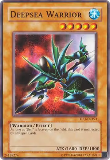 Deepsea Warrior (DB1-EN193), Dark Beginning 1 — Yu-Gi-Oh! card price