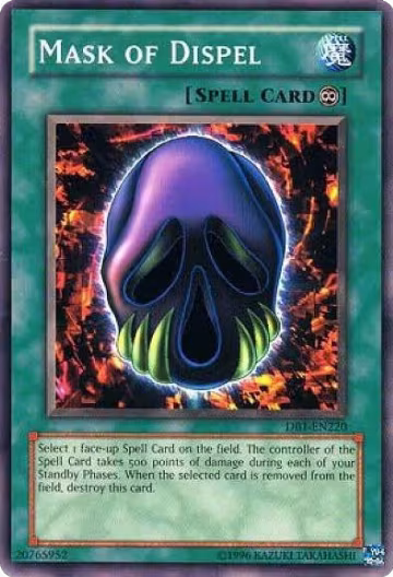 Mask of Dispel (DB1-EN220), Dark Beginning 1 — Yu-Gi-Oh! card price
