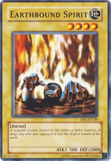 Earthbound Spirit (DB1-EN249), Dark Beginning 1 — Yu-Gi-Oh! card price