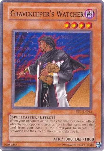 Gravekeeper's Watcher (DR1-EN012), Dark Revelation Volume 1 — Yu-Gi-Oh! card price