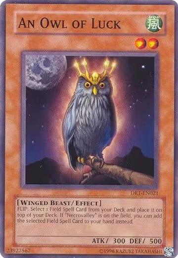 An Owl of Luck (DR1-EN021), Dark Revelation Volume 1 — Yu-Gi-Oh! card price