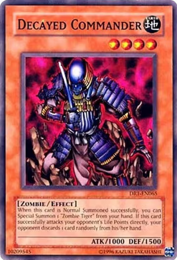 Decayed Commander (DR1-EN065), Dark Revelation Volume 1 — Yu-Gi-Oh! card price